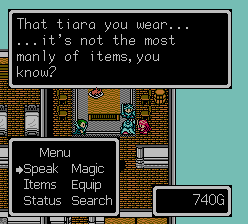 That tiara you wear... it’s not the most manly of items, you know?